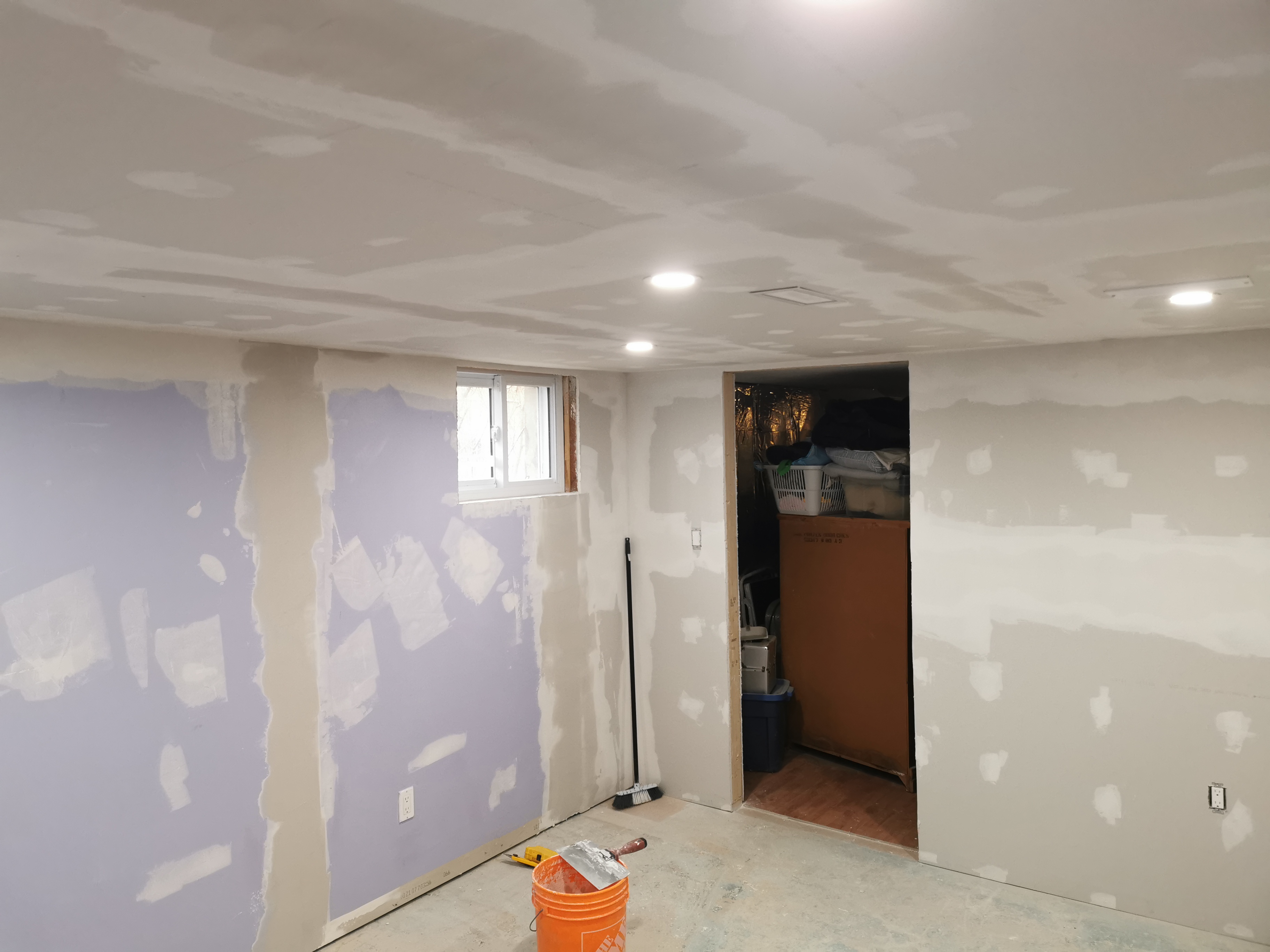 Here is an image of a flooring or stair renovation.