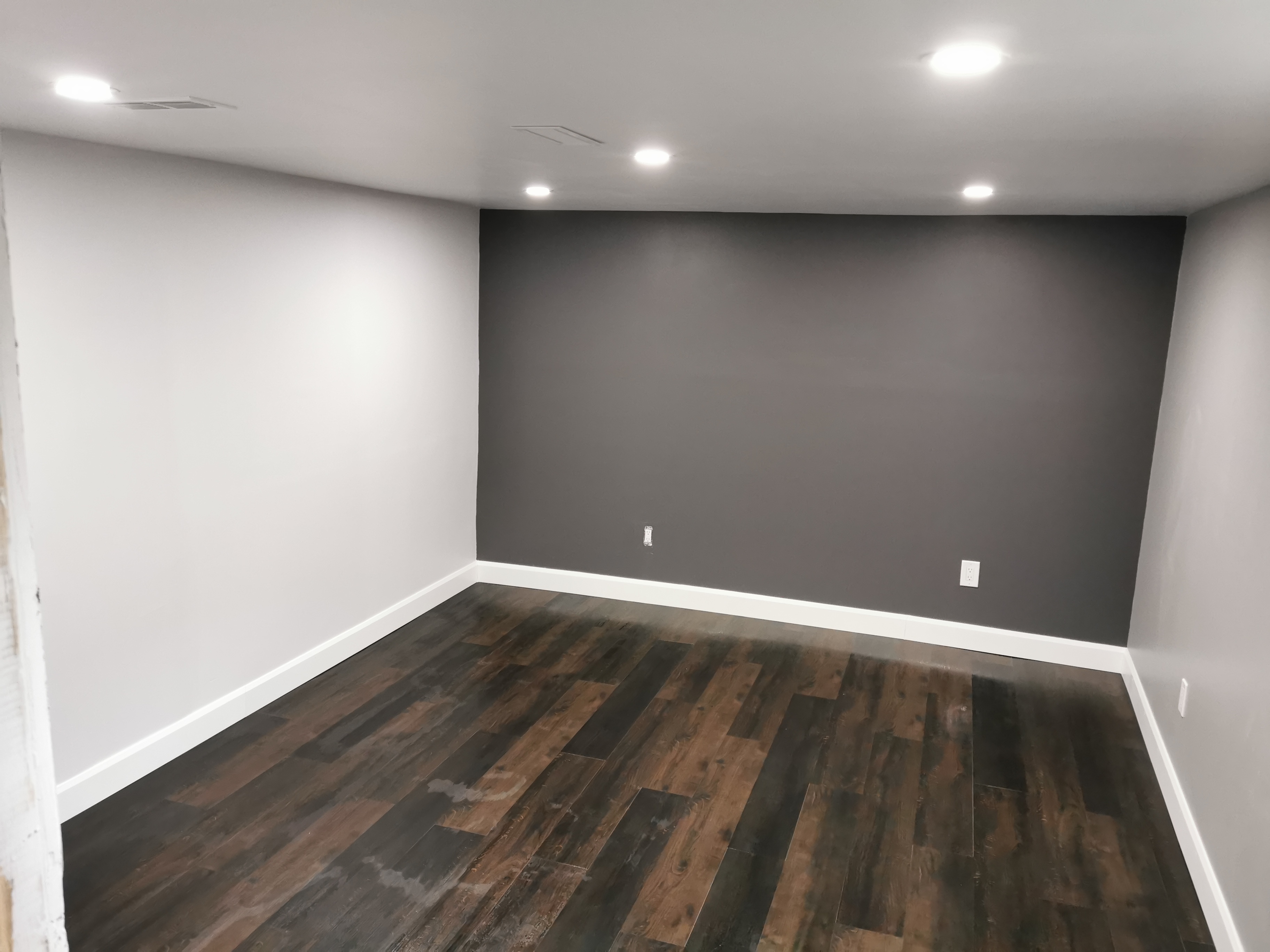 Here is an image of a flooring or stair renovation.