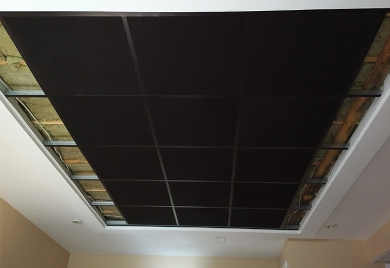 Here is an image of a renovations for walls flooring or ceiling repair.