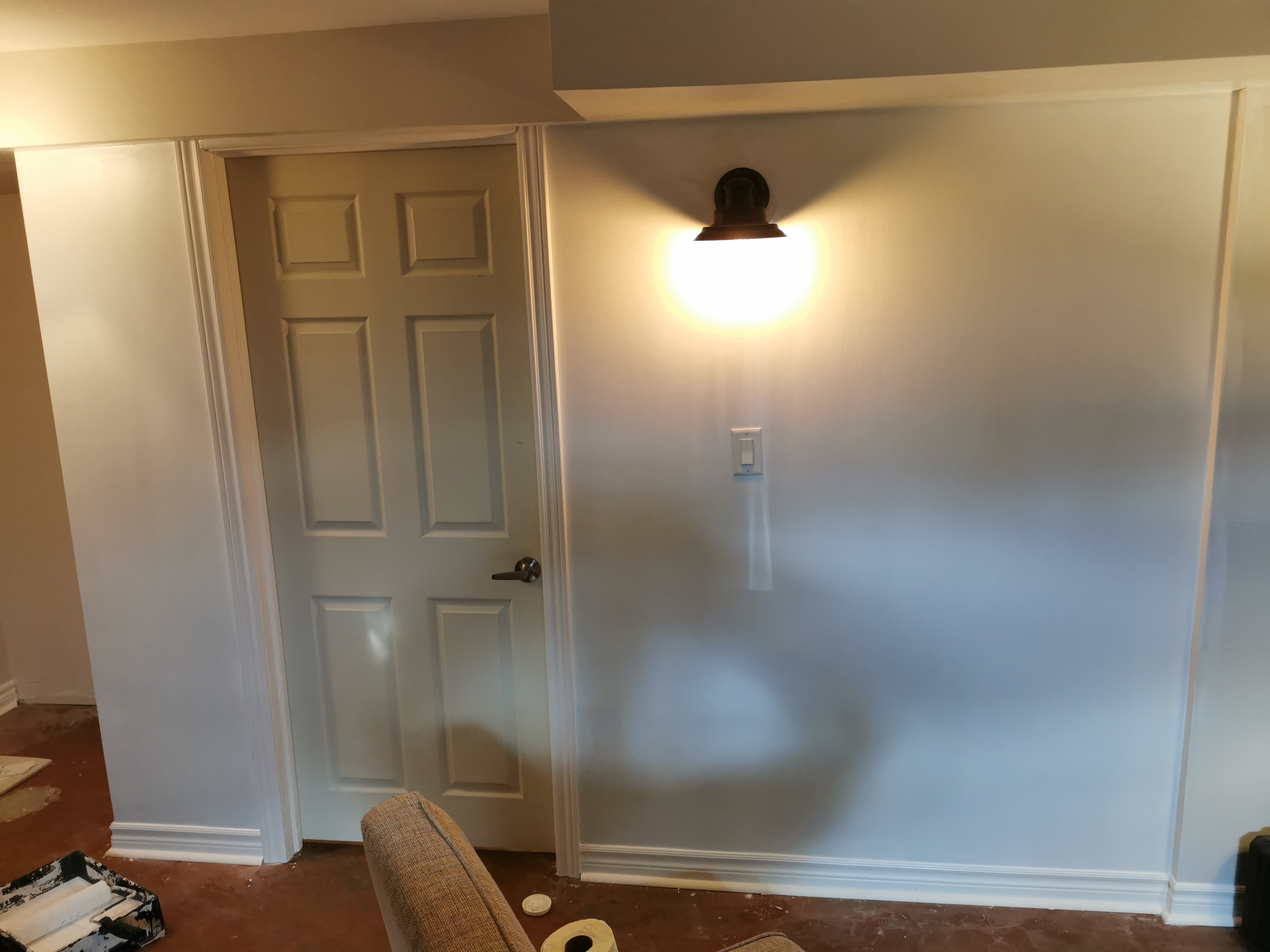 Here is an image of a renovations for walls flooring or ceiling repair.