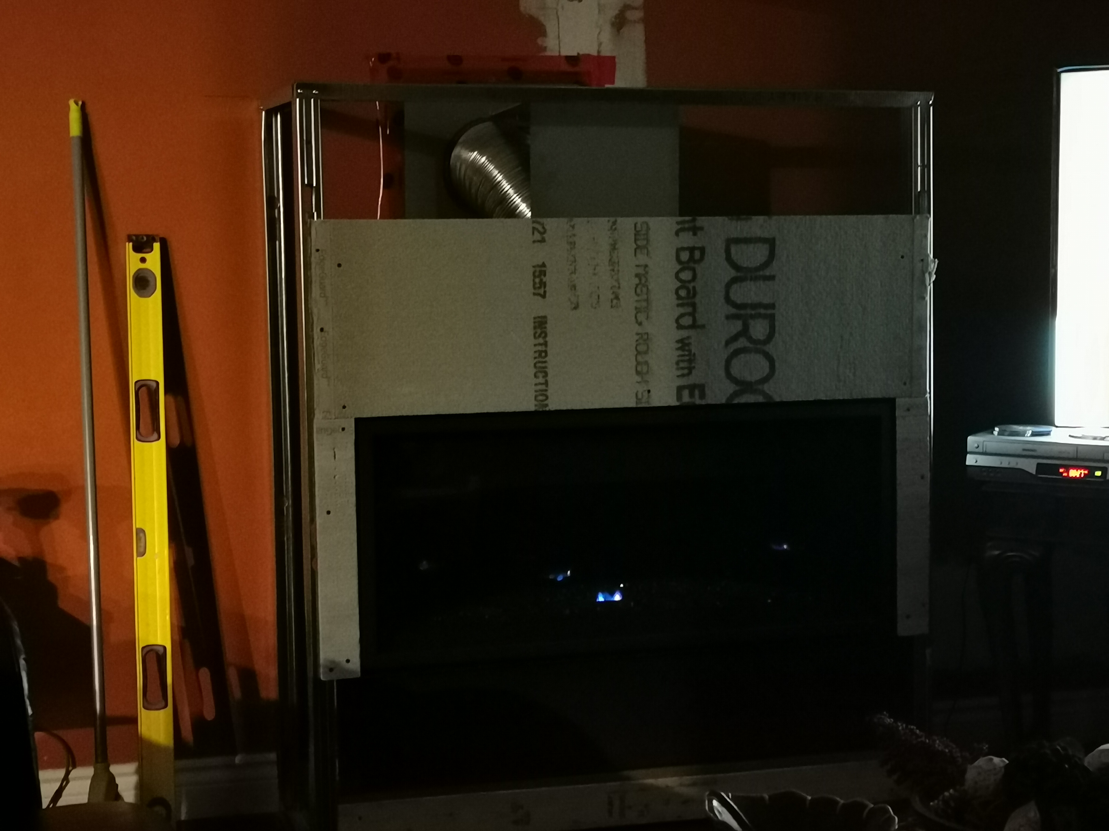 Here is an image of a renovations for walls flooring or ceiling repair.