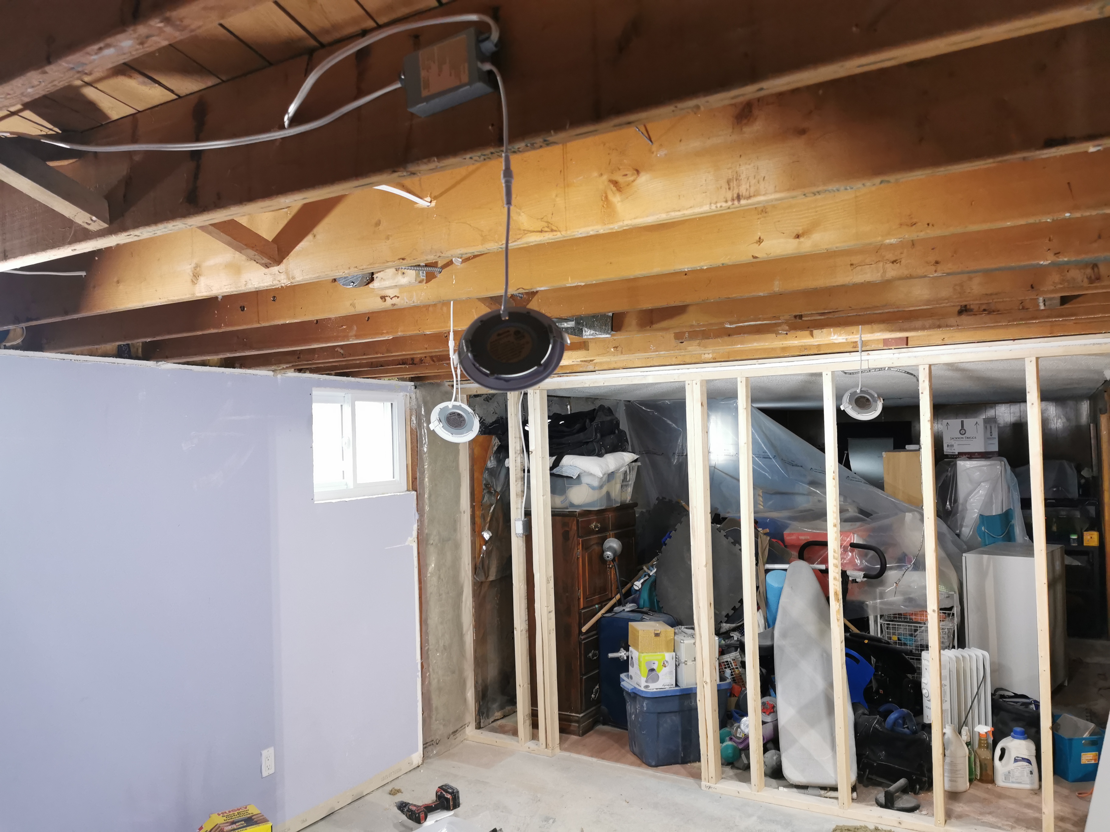 Here is an image of a renovations for walls flooring or ceiling repair.