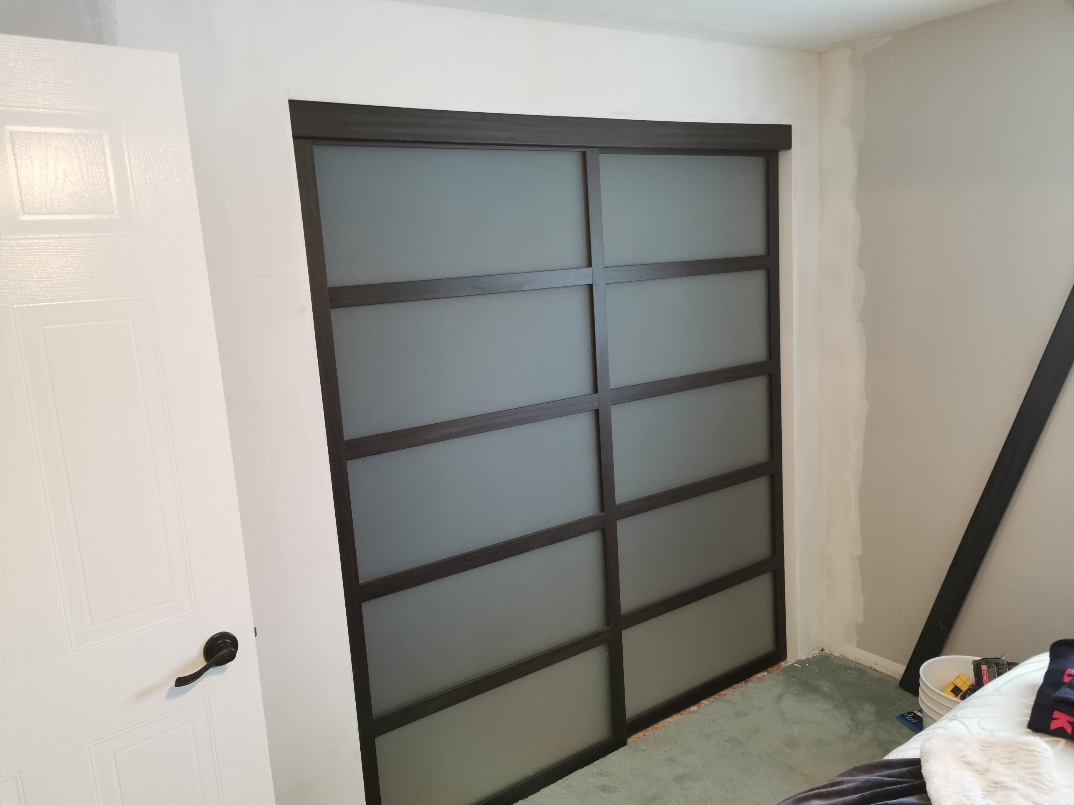 Here is an image of a renovations for walls flooring or ceiling repair.