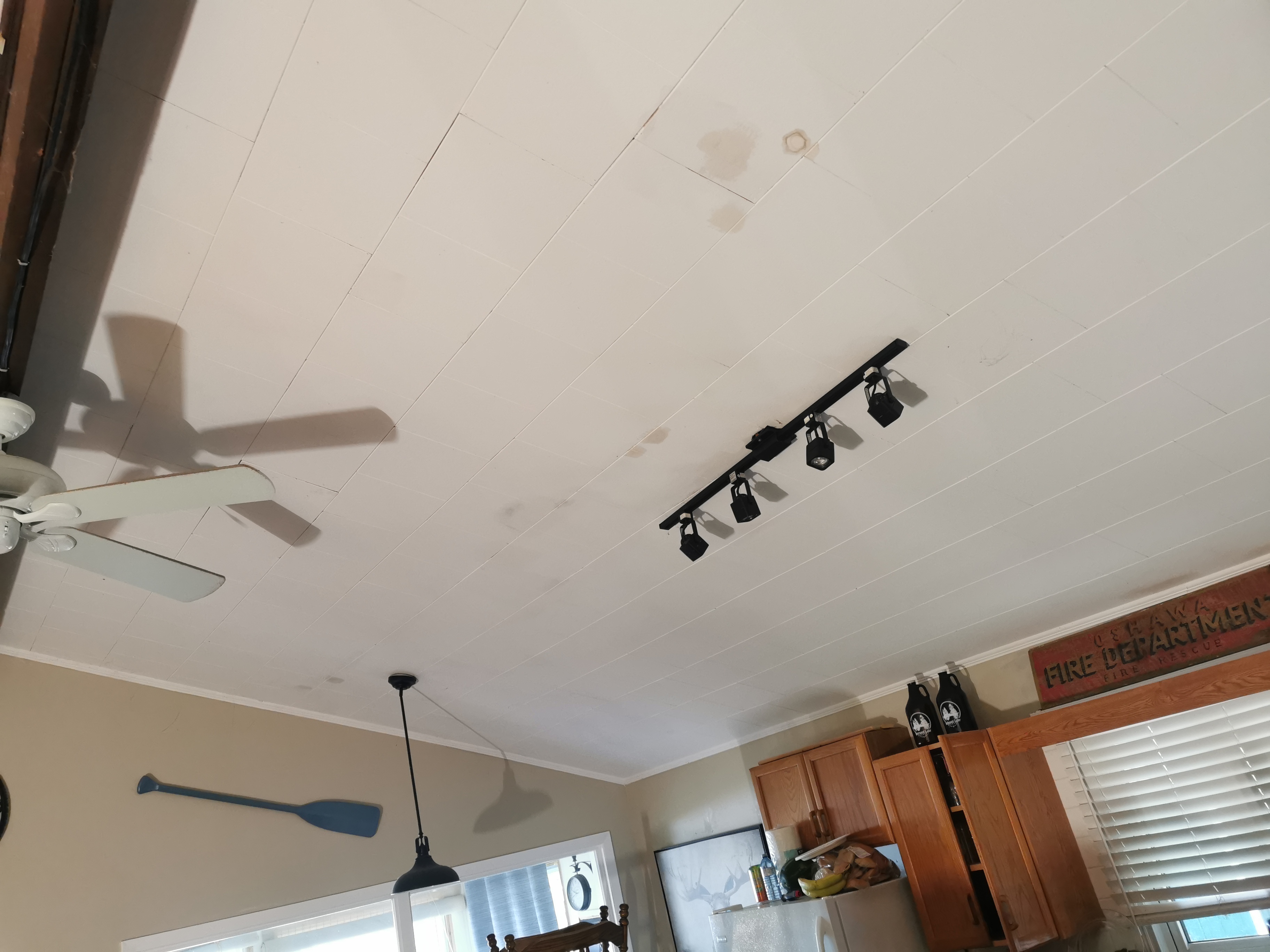 Here is an image of a renovations for walls flooring or ceiling repair.