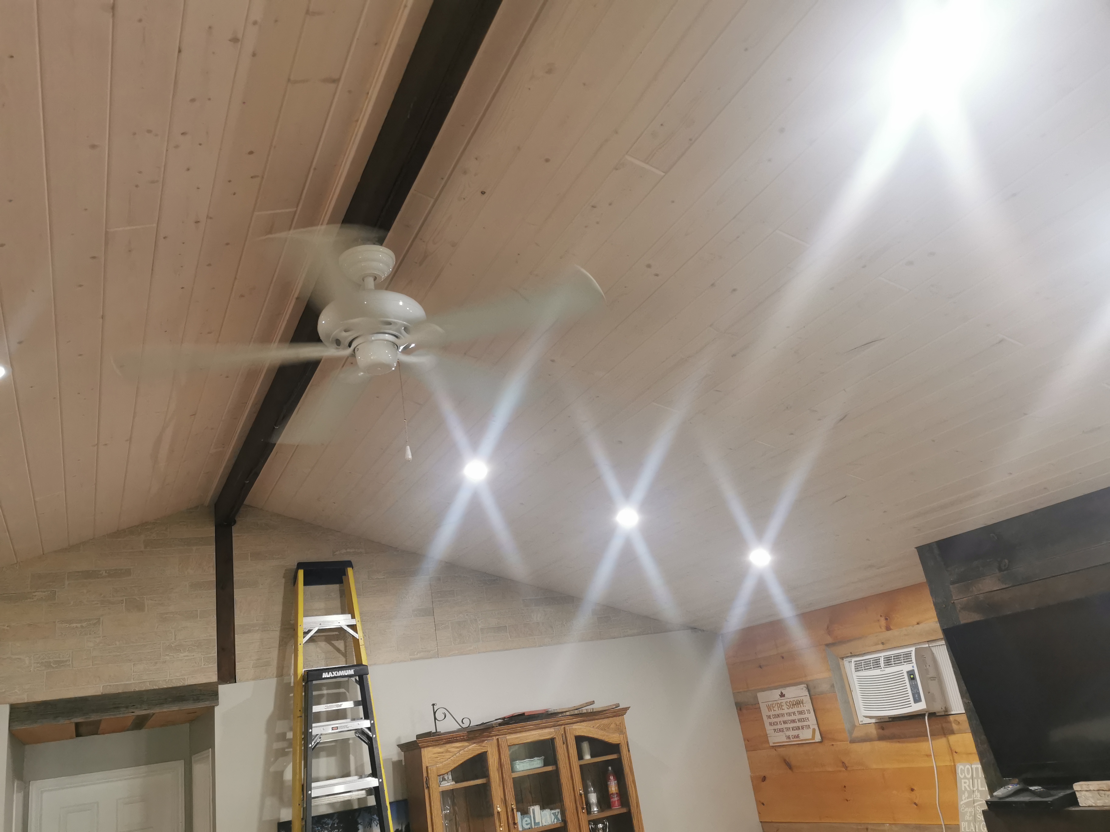 Here is an image of a renovations for walls flooring or ceiling repair.