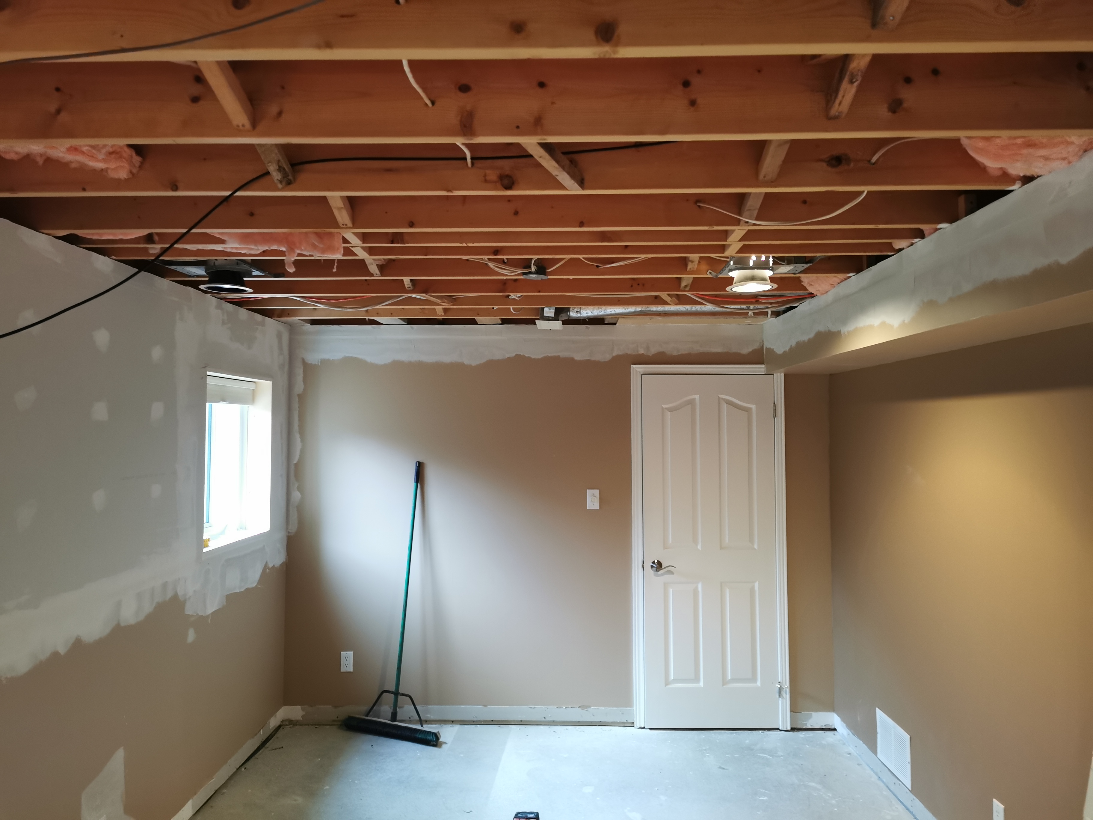 Here is an image of a renovations for walls flooring or ceiling repair.