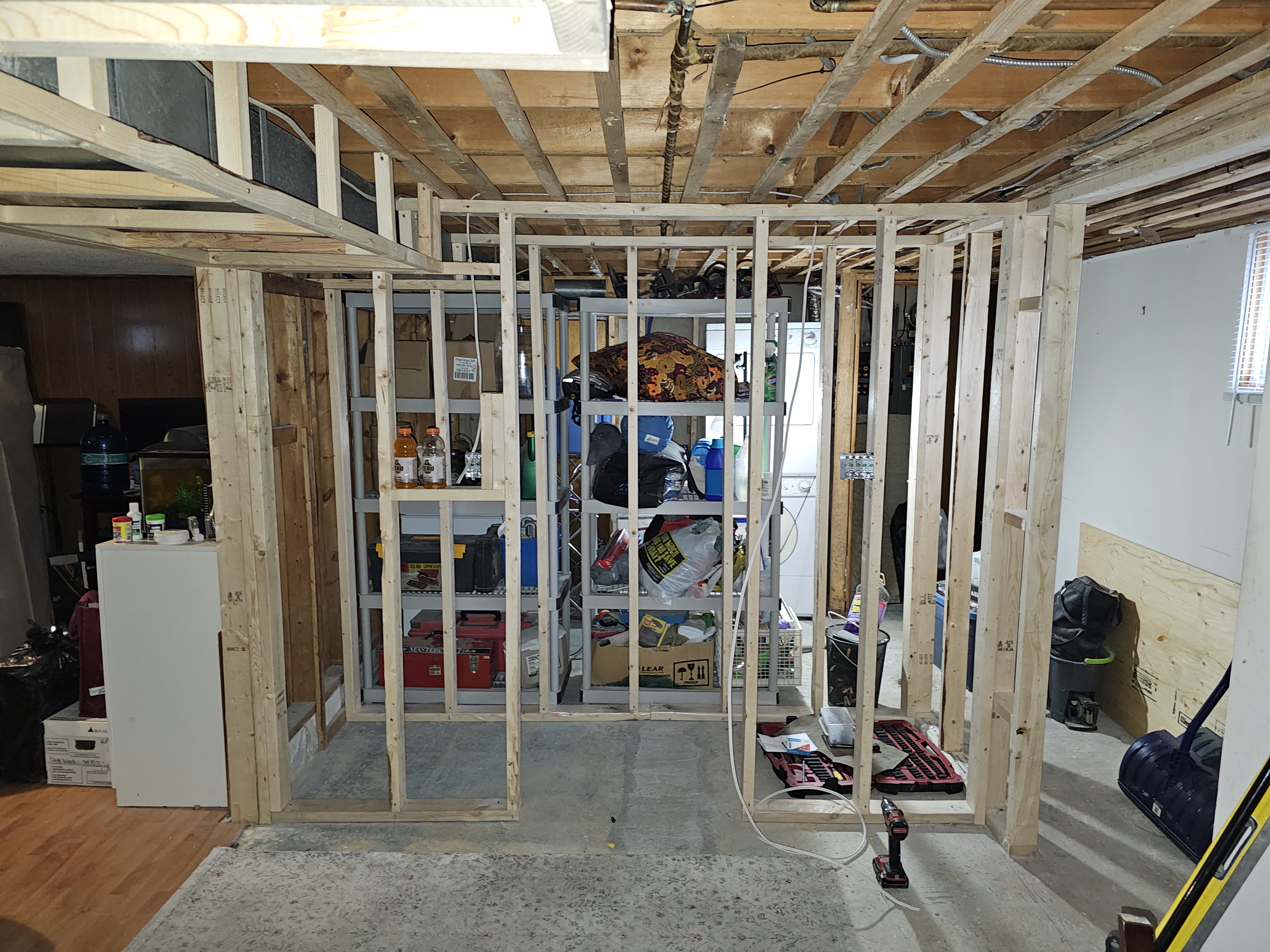 Here is an image of a renovations for walls flooring or ceiling repair.